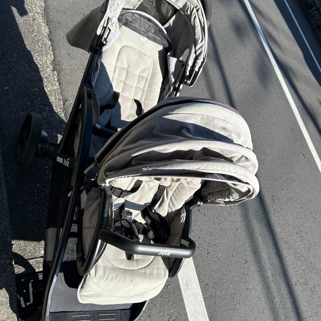 Joie グレー 2人乗りベビーカー