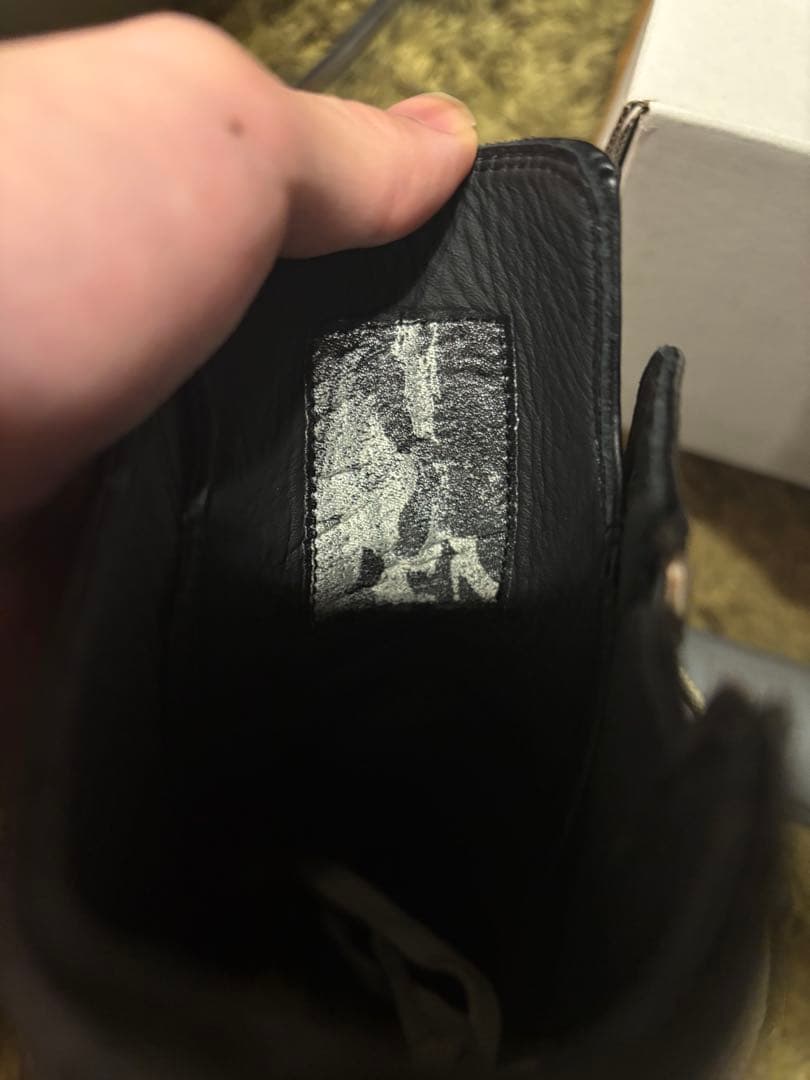 美品 リックオウエンス メガバンパー レザー Rick Owens ラモーンズ