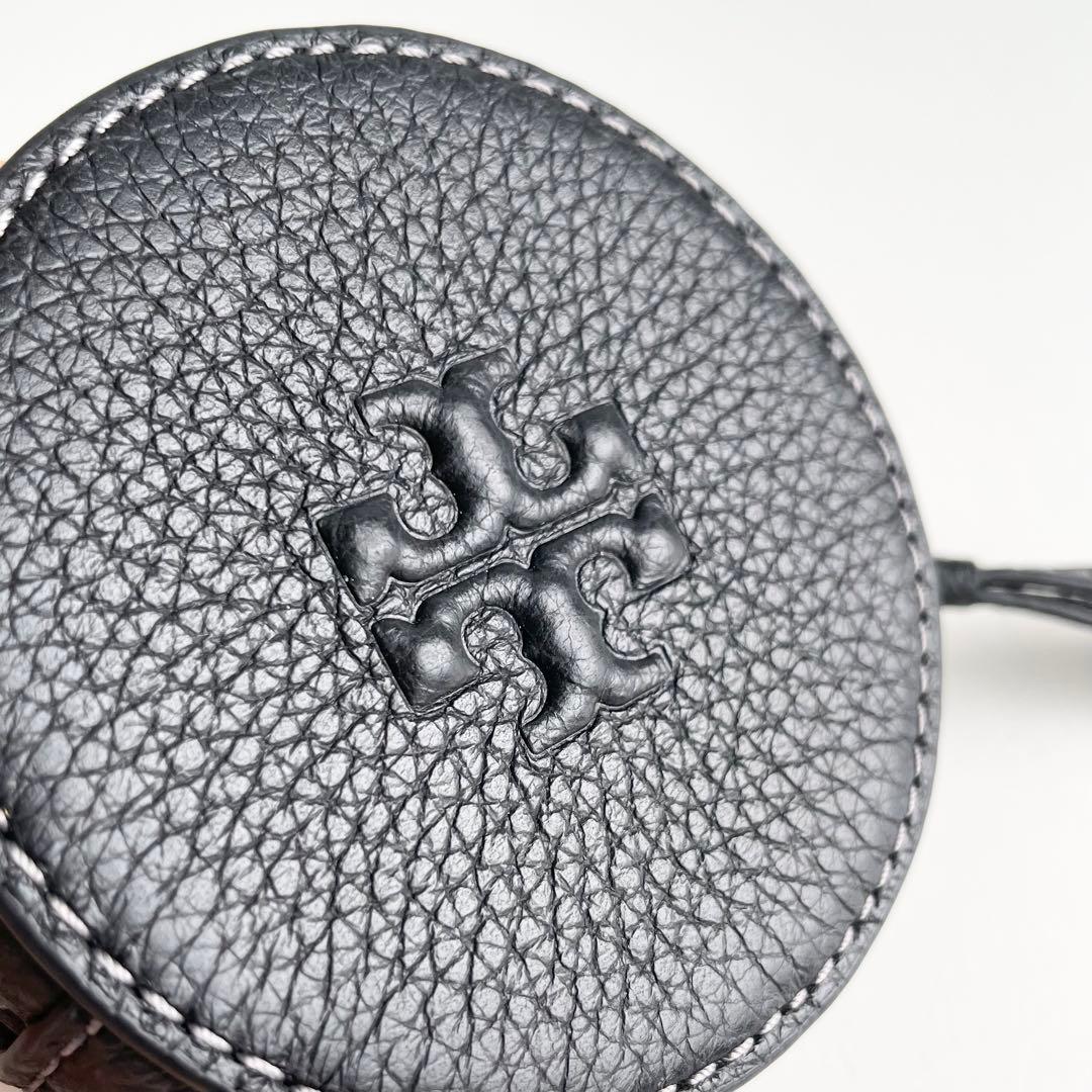 トリーバーチ バッグチャーム ポーチ 小物入れ レザー ロゴ テア 新品