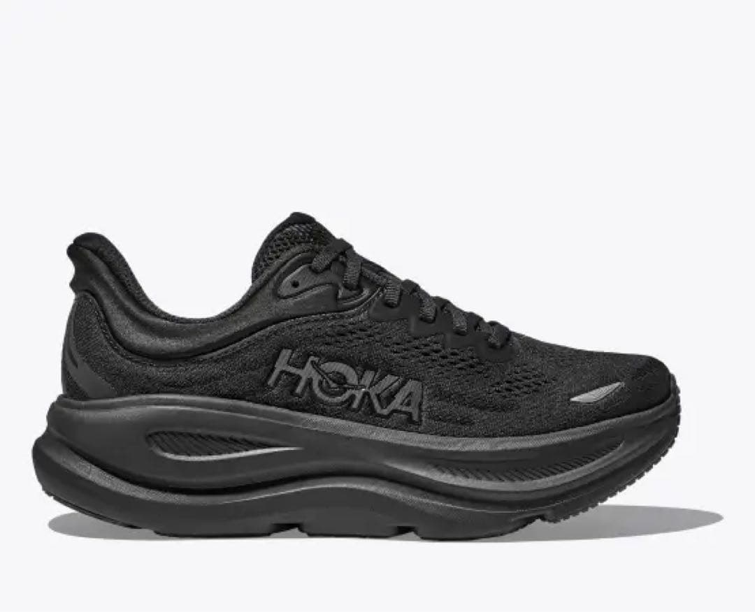 美品　ホカ　HOKA　レディース　W BONDI9　シューズ　24cm　ブラック