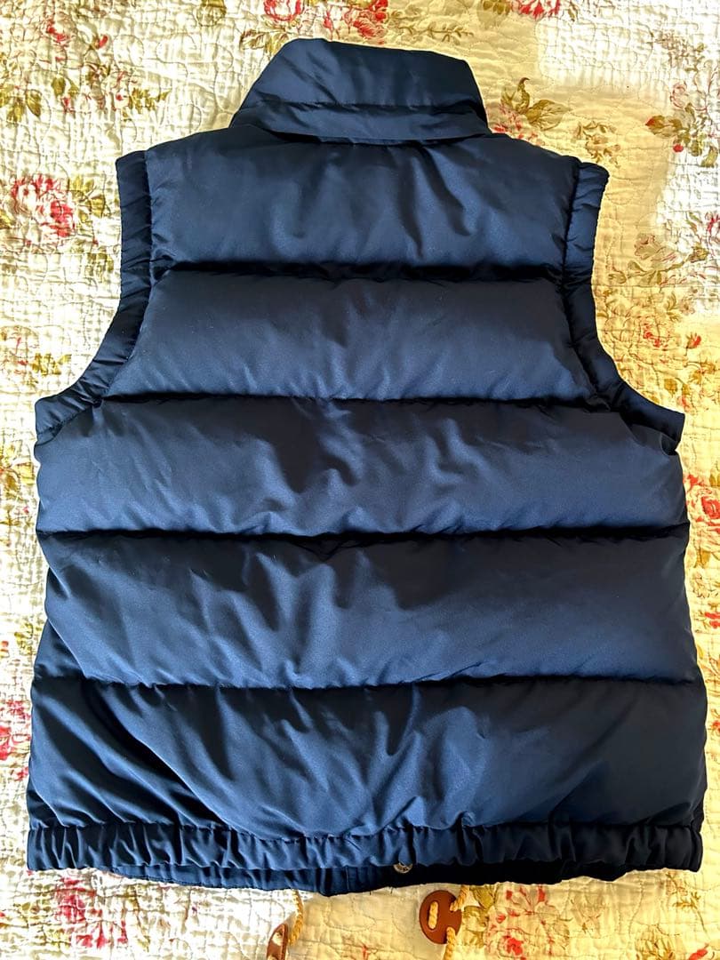 ポロ・ラルフ・ローレン フード付きダウンベスト ネイビー　【新品同様】美品