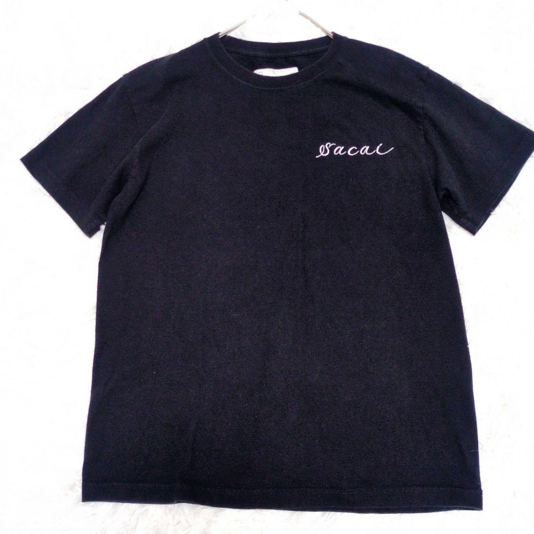 sacai × Dr. Woo コラボ Tシャツ バード ワシ 鷲 サイズ1