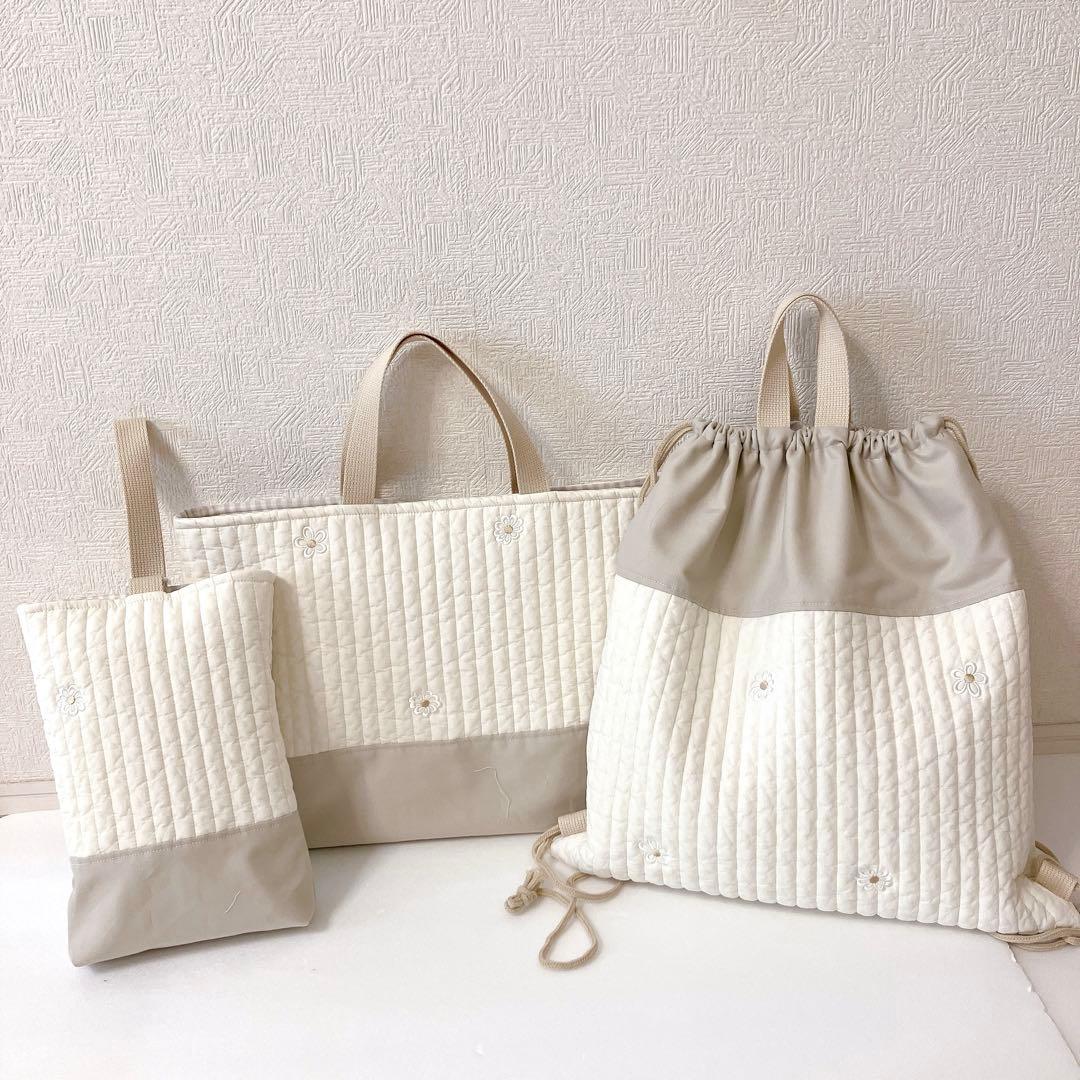 レッスンバッグ 上履き入れ　ナップサック　コップ袋　箸セット袋　道具袋