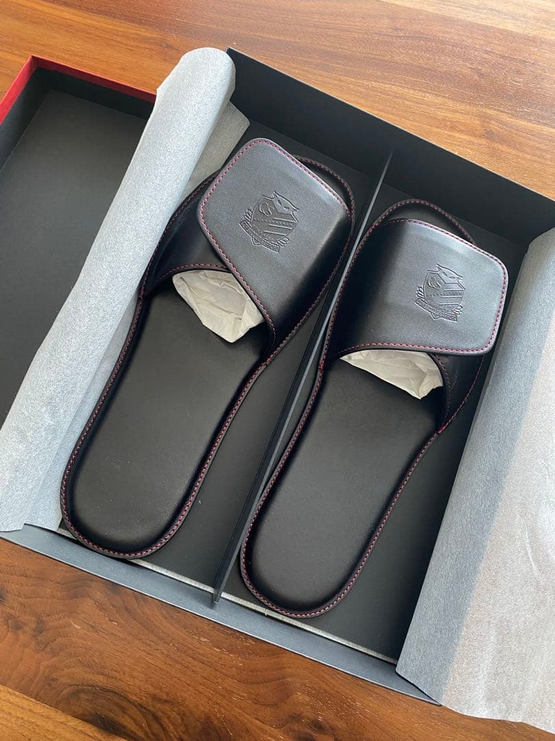 非売品　ソメスサドル　コンサドーレ　牛革スリッパ