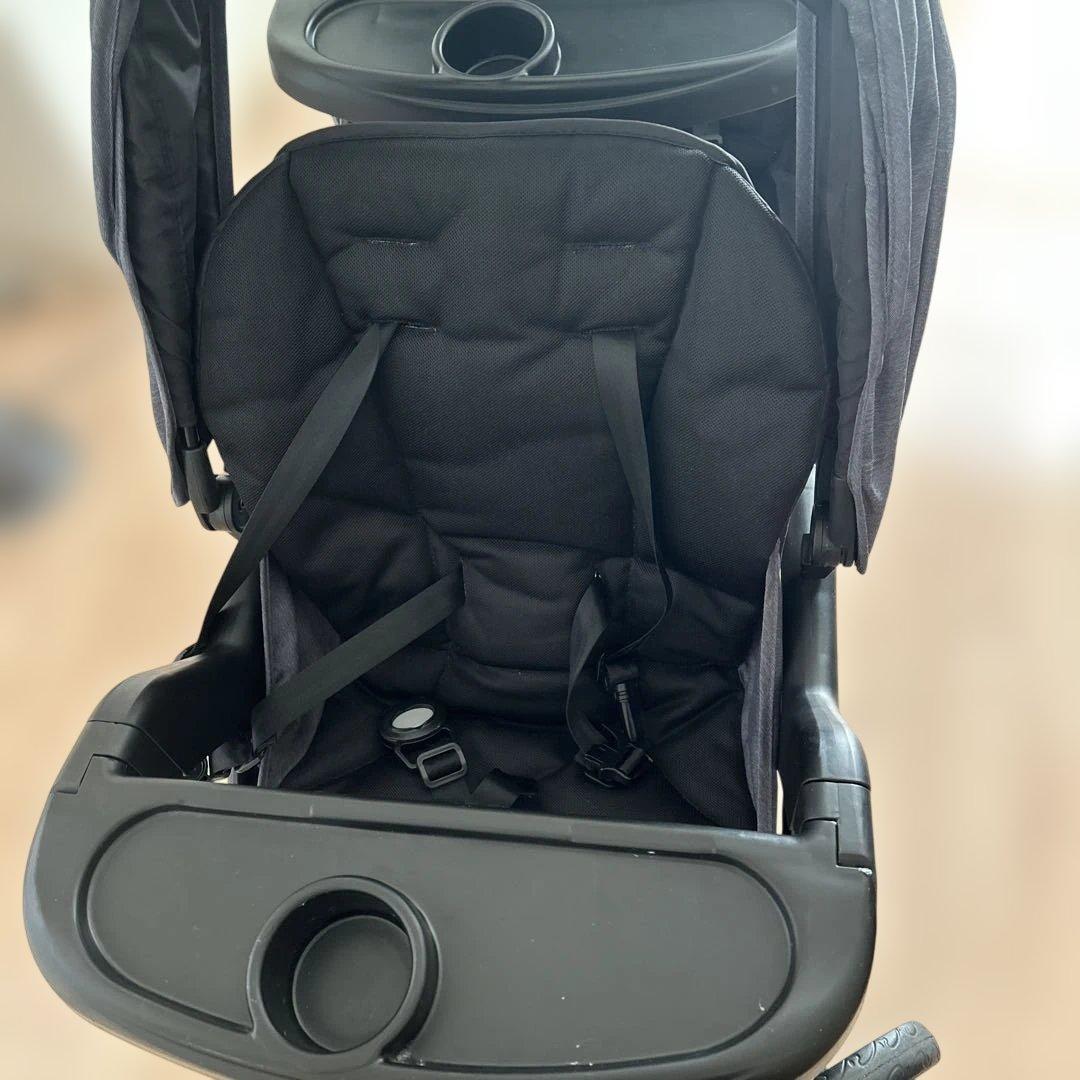 マ*コ様 極美品 KATOJI ふたりでゴーDX 二人乗りベビーカー 軽量 カト