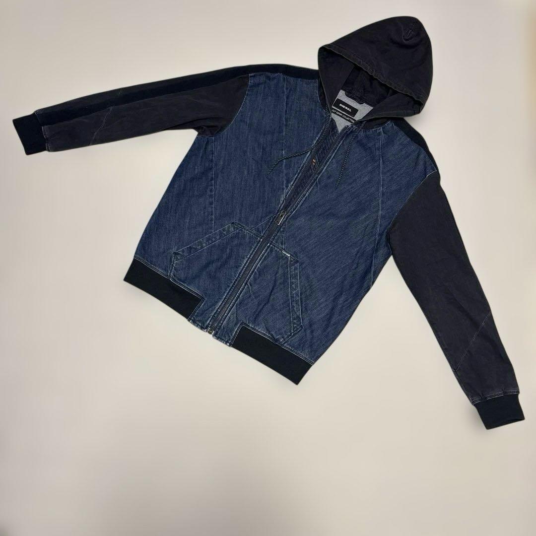 DIESEL BAS-CUT DENIM COLLECTION パーカー