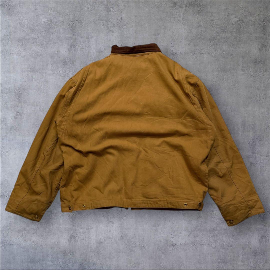 『漢』燃堂ダック地デトロイトジャケットコーデュロイ襟ヴィンテージ古着雰囲気