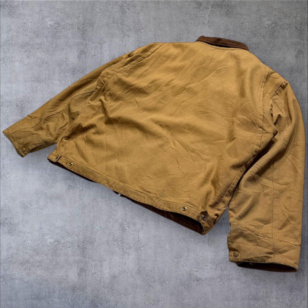 『漢』燃堂ダック地デトロイトジャケットコーデュロイ襟ヴィンテージ古着雰囲気