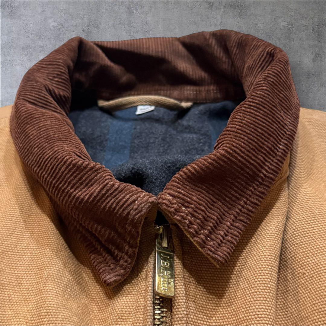 『漢』燃堂ダック地デトロイトジャケットコーデュロイ襟ヴィンテージ古着雰囲気