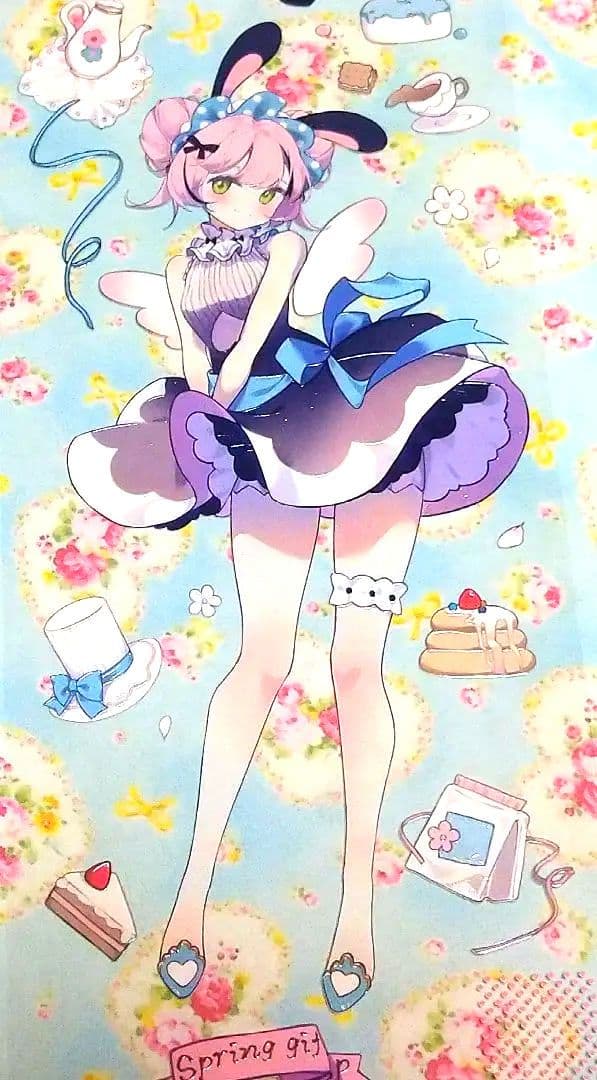 J823＃兔灵契约(晶透)Komos空物馆切り売り海外人物マステ女の子