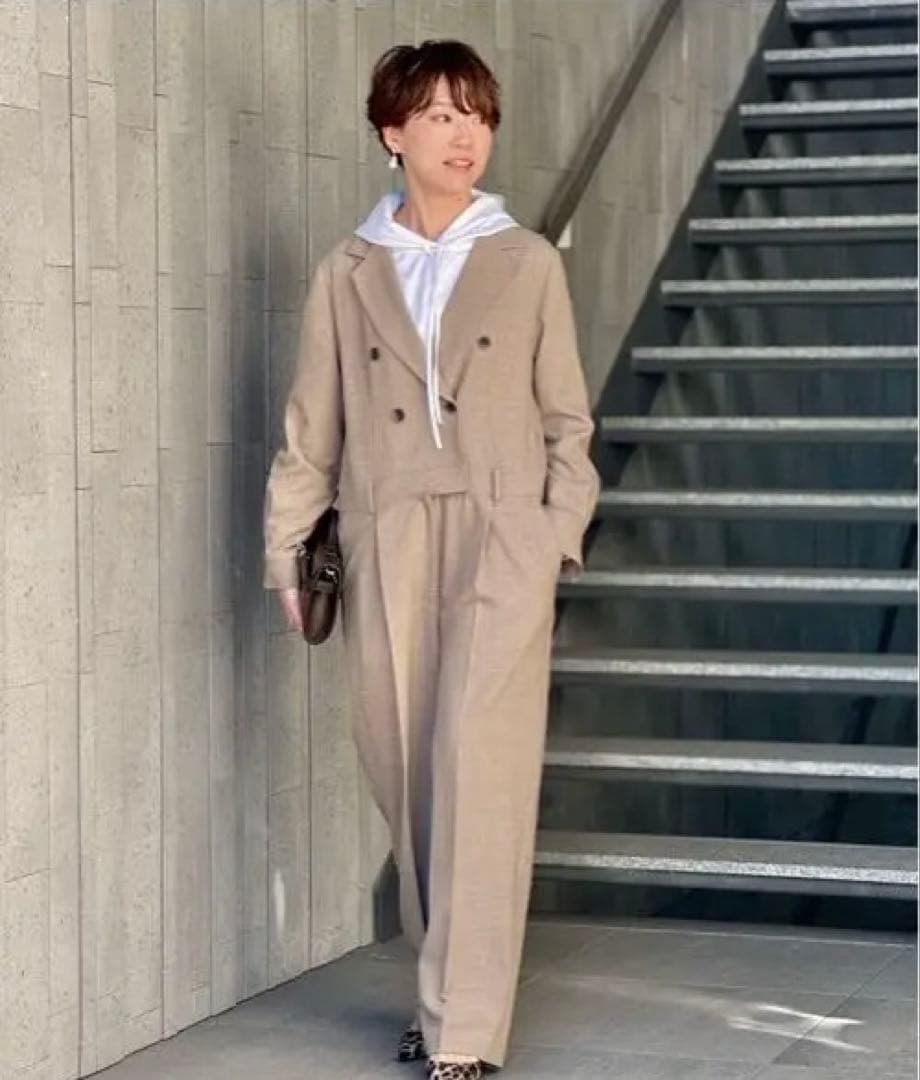 THE PAUSE ★ウィムガゼット　テーラーカラージャンプスーツ　一度着用