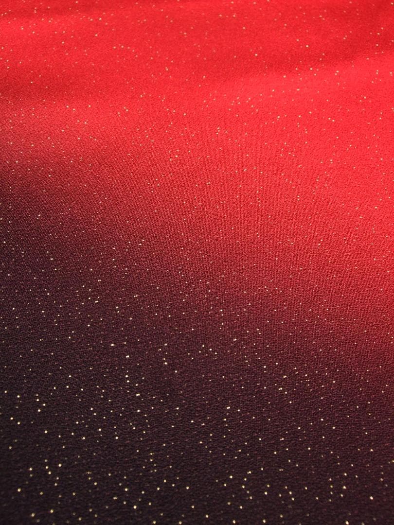 赤×黒　ゴシック振袖　振袖フルセット　ｍ44　パールベルベッドリボン　成人式