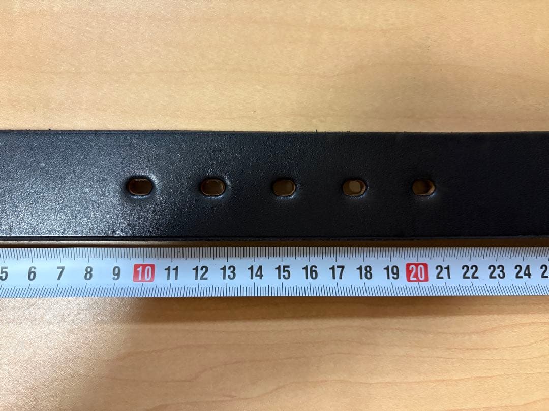 フラットヘッド　レザーベルト　30インチ