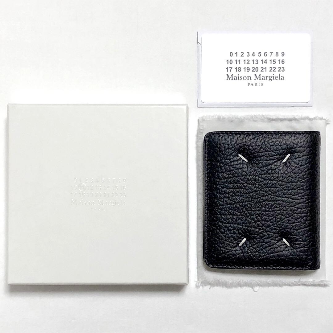 【新品未使用】メゾンマルジェラ バイフォールドウォレット 財布 黒