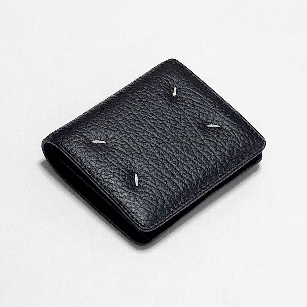 【新品未使用】メゾンマルジェラ バイフォールドウォレット 財布 黒