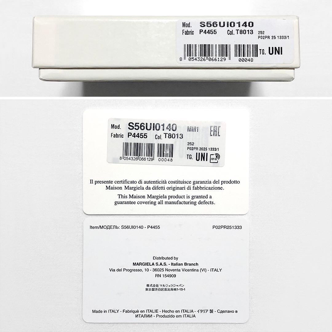 【新品未使用】メゾンマルジェラ バイフォールドウォレット 財布 黒