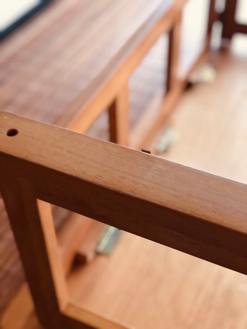 硬い メープル材 の ビンテージ 折り畳みテーブル