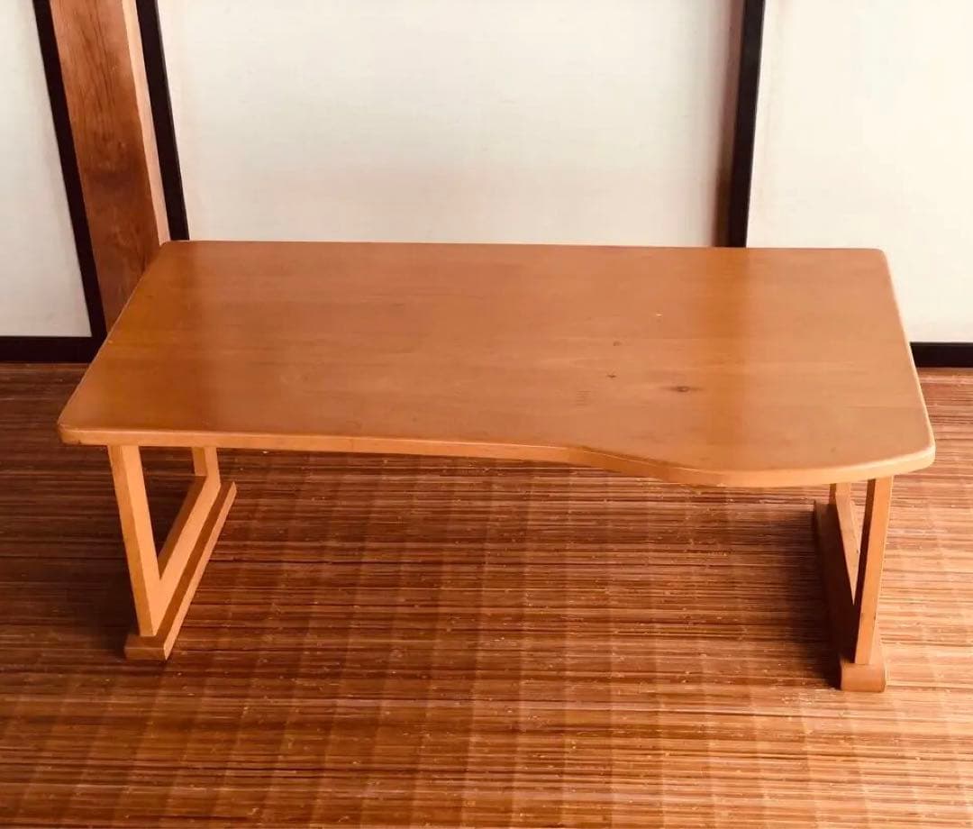 硬い メープル材 の ビンテージ 折り畳みテーブル