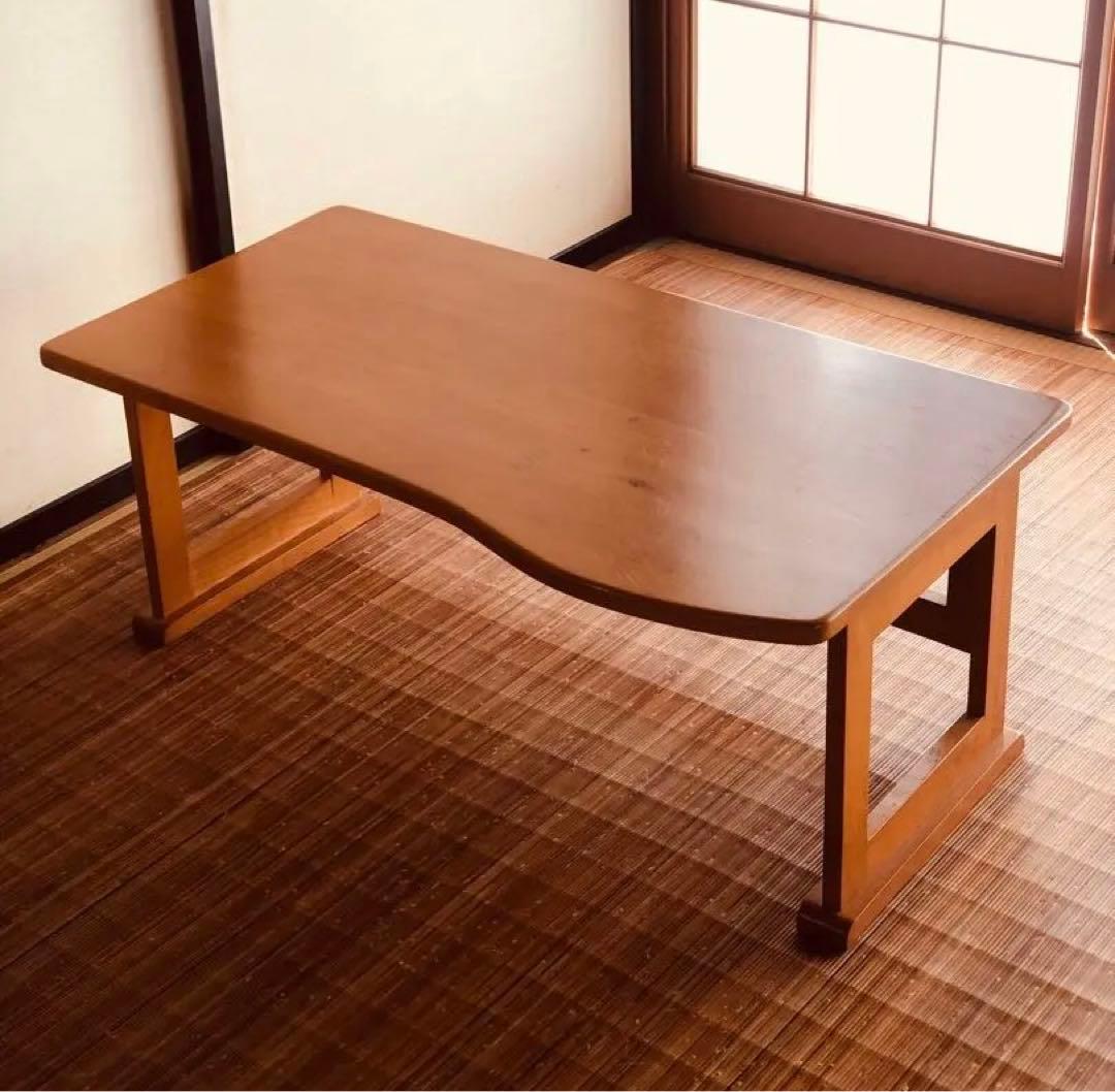 硬い メープル材 の ビンテージ 折り畳みテーブル