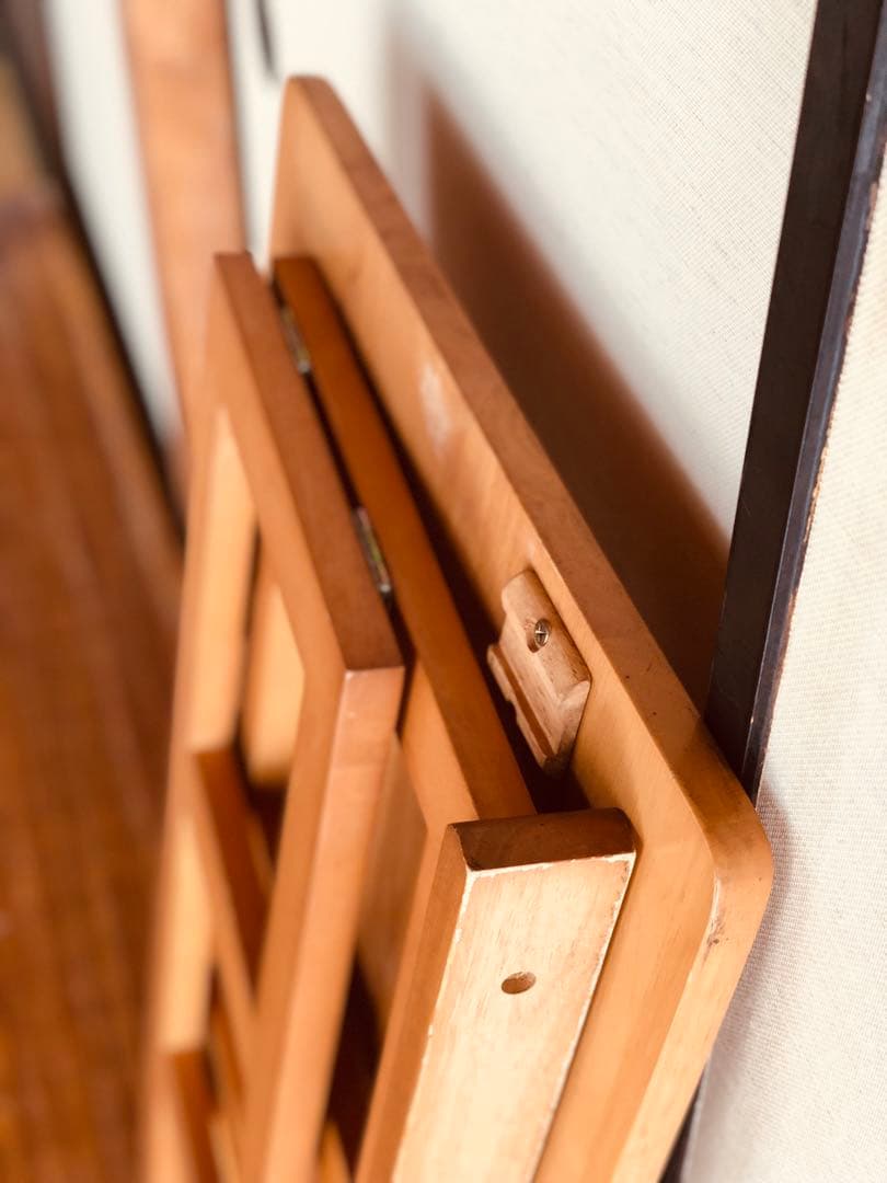 硬い メープル材 の ビンテージ 折り畳みテーブル