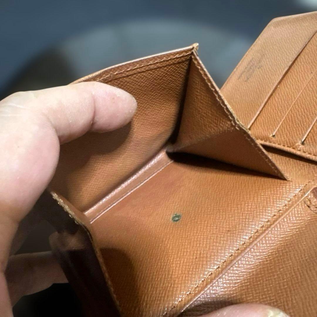 ⑨☆良品☆モノグラム♪マルコ☆2つ折り財布★ポケット有