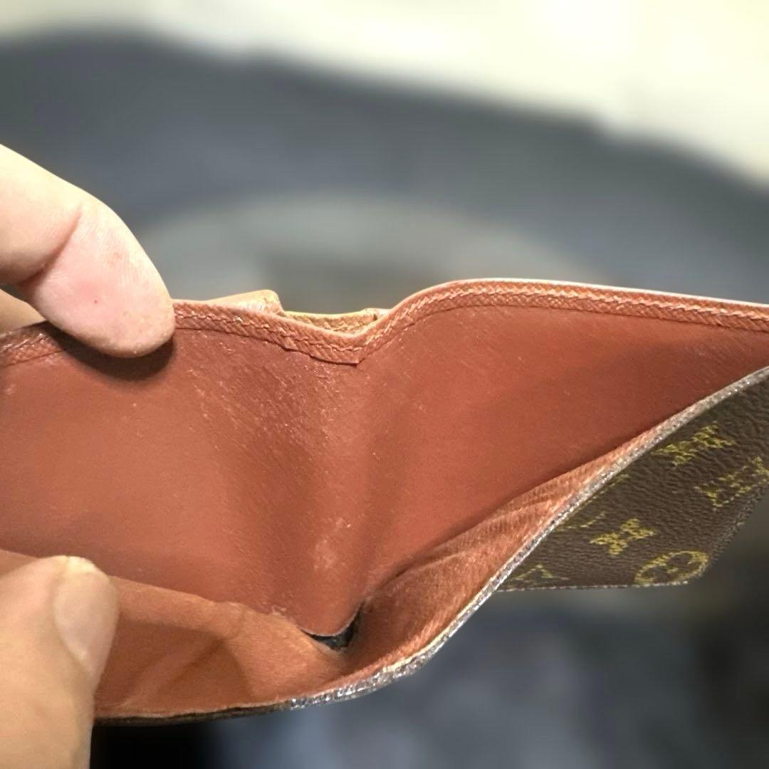 ⑨☆良品☆モノグラム♪マルコ☆2つ折り財布★ポケット有