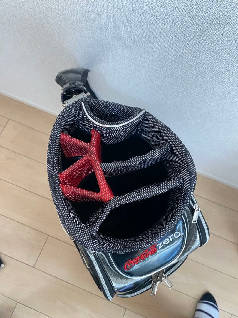 【希少】ゴルフ キャディーバッグ メンズ コカコーラゼロ CocaCola