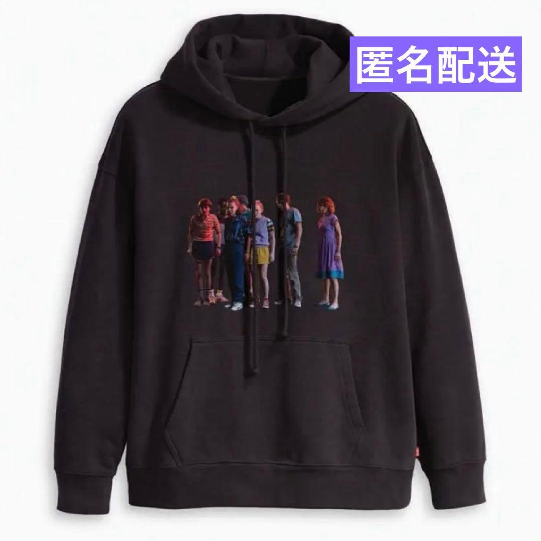 Stranger Things×Levisコラボフーディー ブラック　XSサイズ
