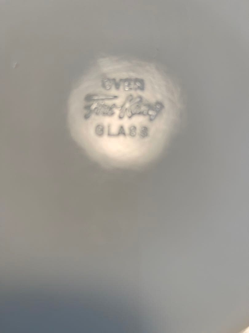 美品 ファイヤーキングアイボリーキャセロール＆プレートset Fireking