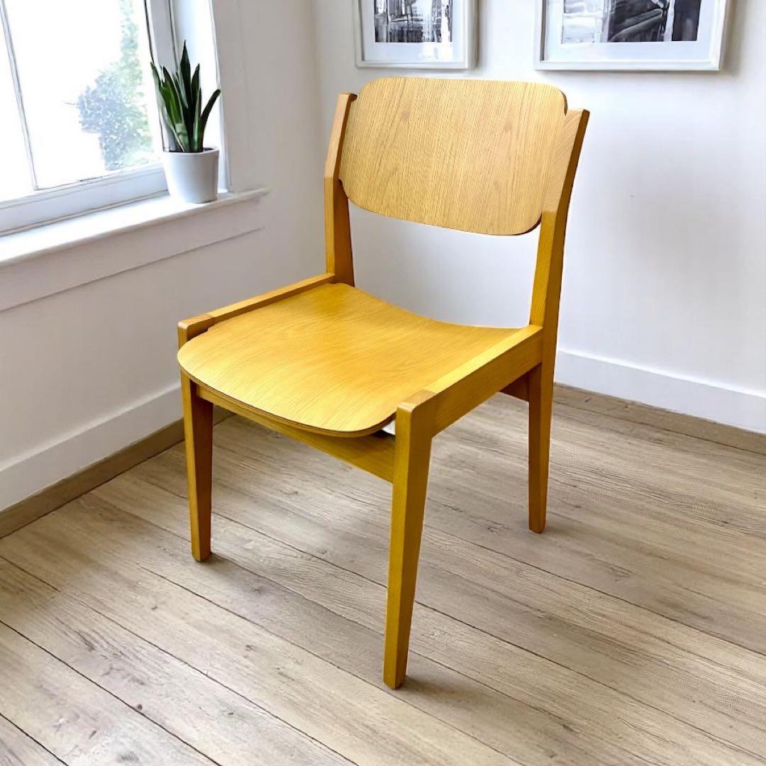 【良品】天童木工 水之江忠臣 ブックチェア　図書館椅子