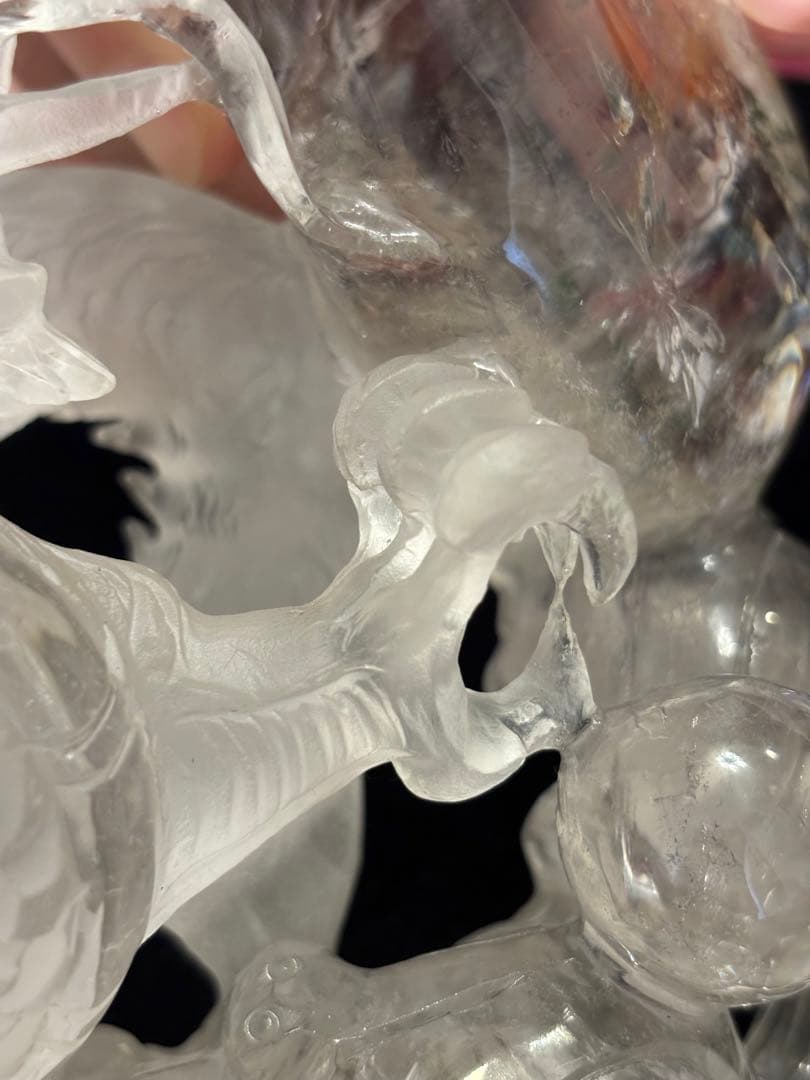 【水晶ガーデン天翔龍⭐️富貴吉祥】⭐️極上品⭐️専用台座付き