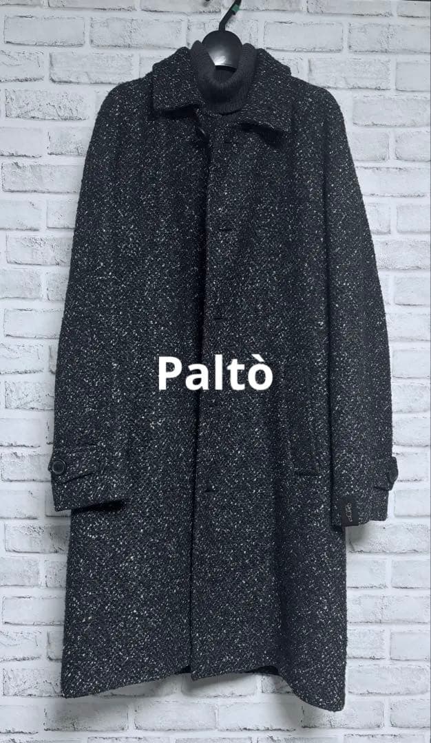 【最終価格】定価12万 Paltò BARTOLOMEO ベルテッドコート 46