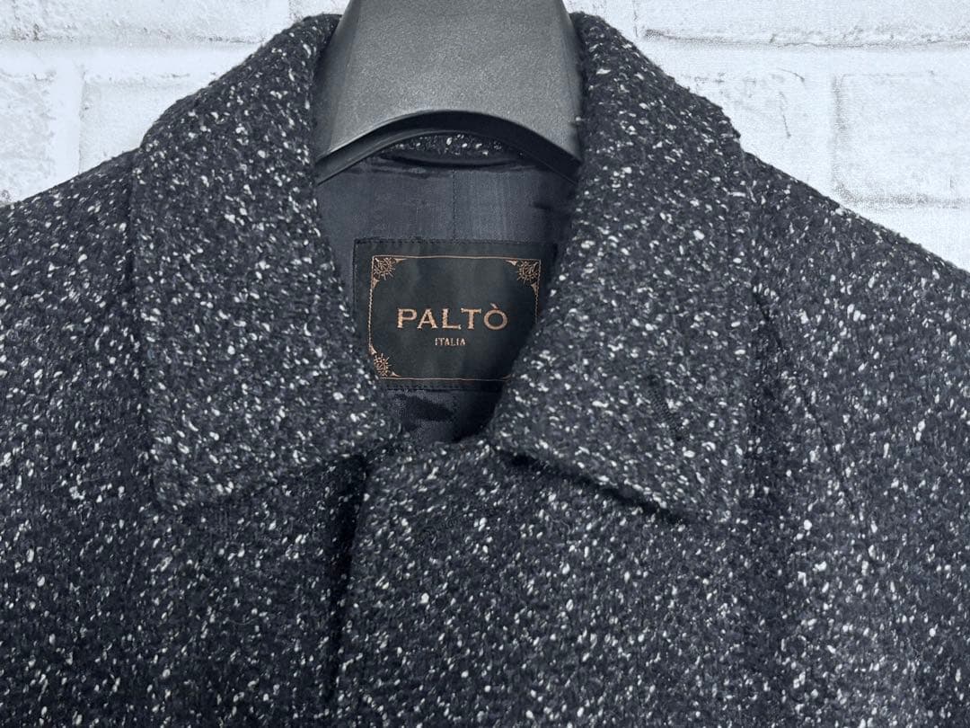【最終価格】定価12万 Paltò BARTOLOMEO ベルテッドコート 46