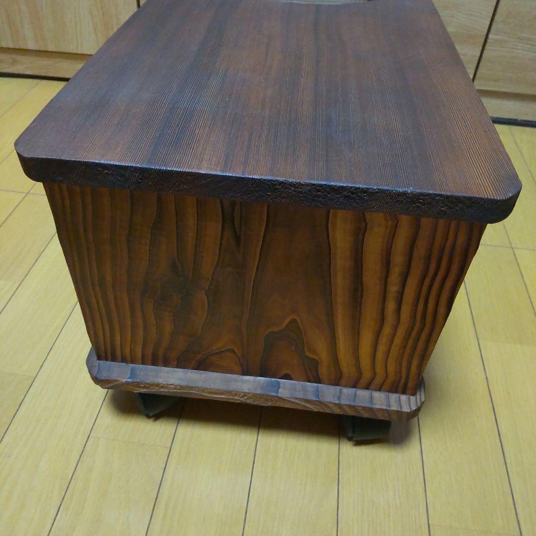 昭和レトロ　家具　引き出し付き ポットワゴン　和風ワゴン　hikari