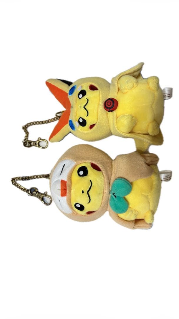 ピカチュウ ポンチョぬいぐるみ （モクロー、ビクティニ）