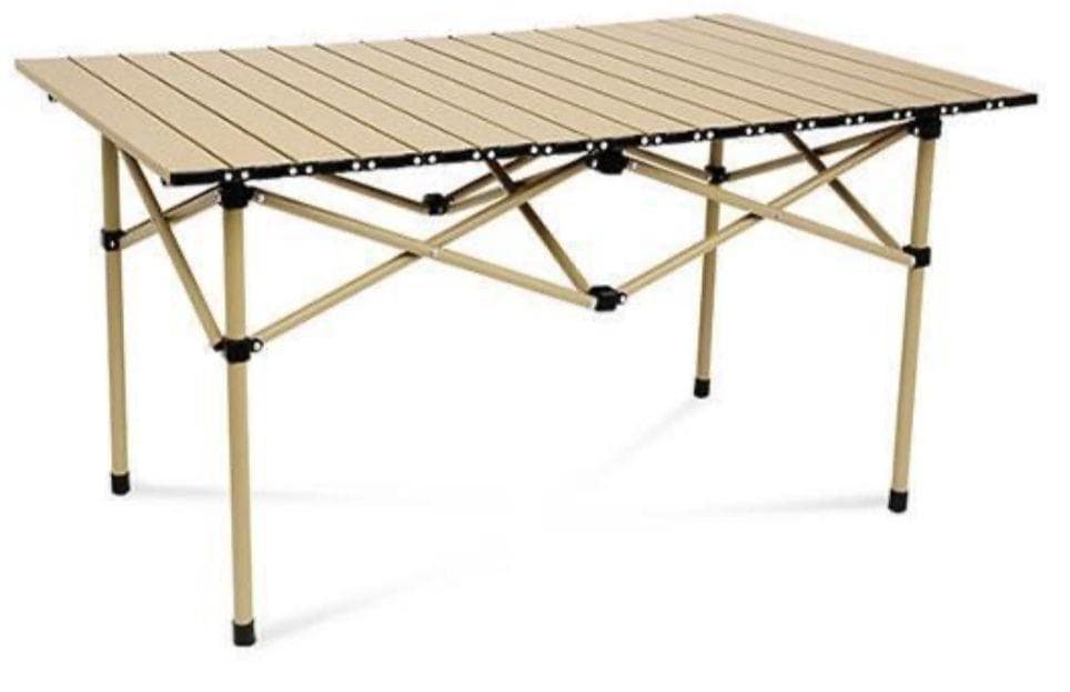 アウトドア　テーブル&椅子セット　ブラック　コンパクト　持ち運び　キャンプ　収納