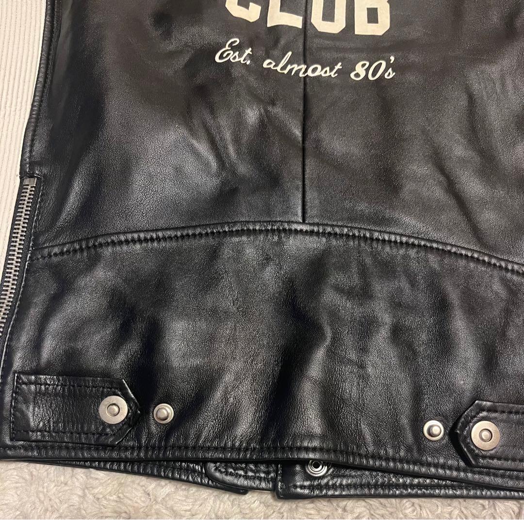 DIESEL ディーゼル レザージャケット 羊革　MLXCロゴ Mサイズ
