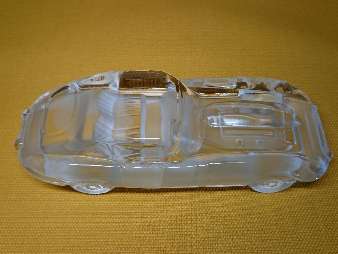 【美品】モデルカー　クリスタル　置物　インテリア　工芸品　美術品　A4013