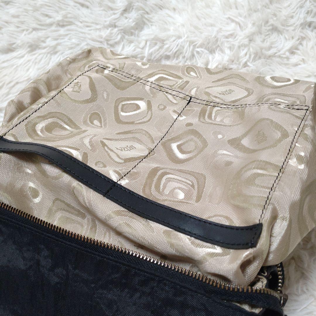 IBIZA イビザ リュック バックパック レザー ナイロン 黒 コンパクト