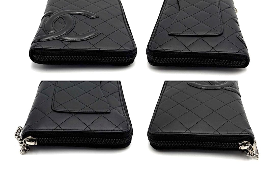 【あいあい様】専用カンボンライン ラウンドファスナー オーガナイザー 黒×ピンク