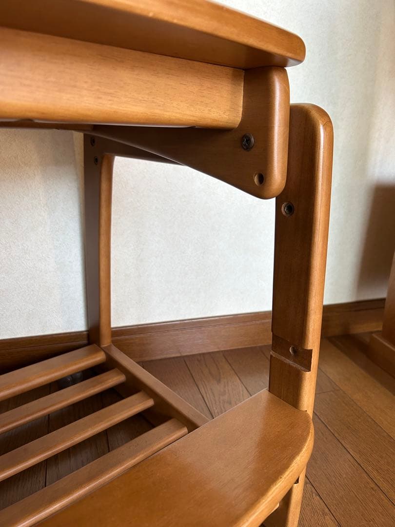マルニ　天然木　学習机　③椅子