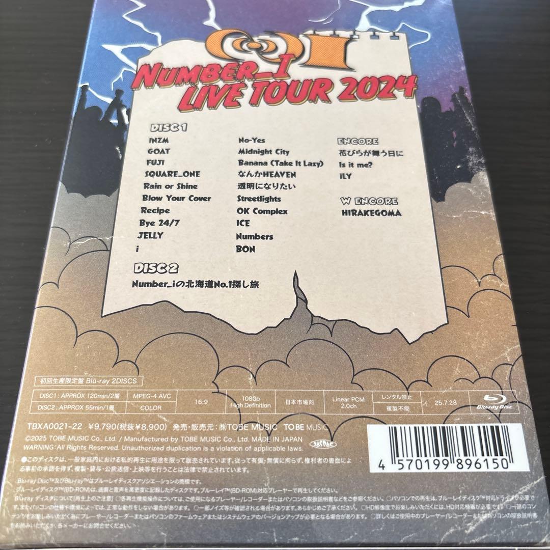 Number_i LIVETOUR 2024 No.Ⅰ 初回生産限定盤・通常盤