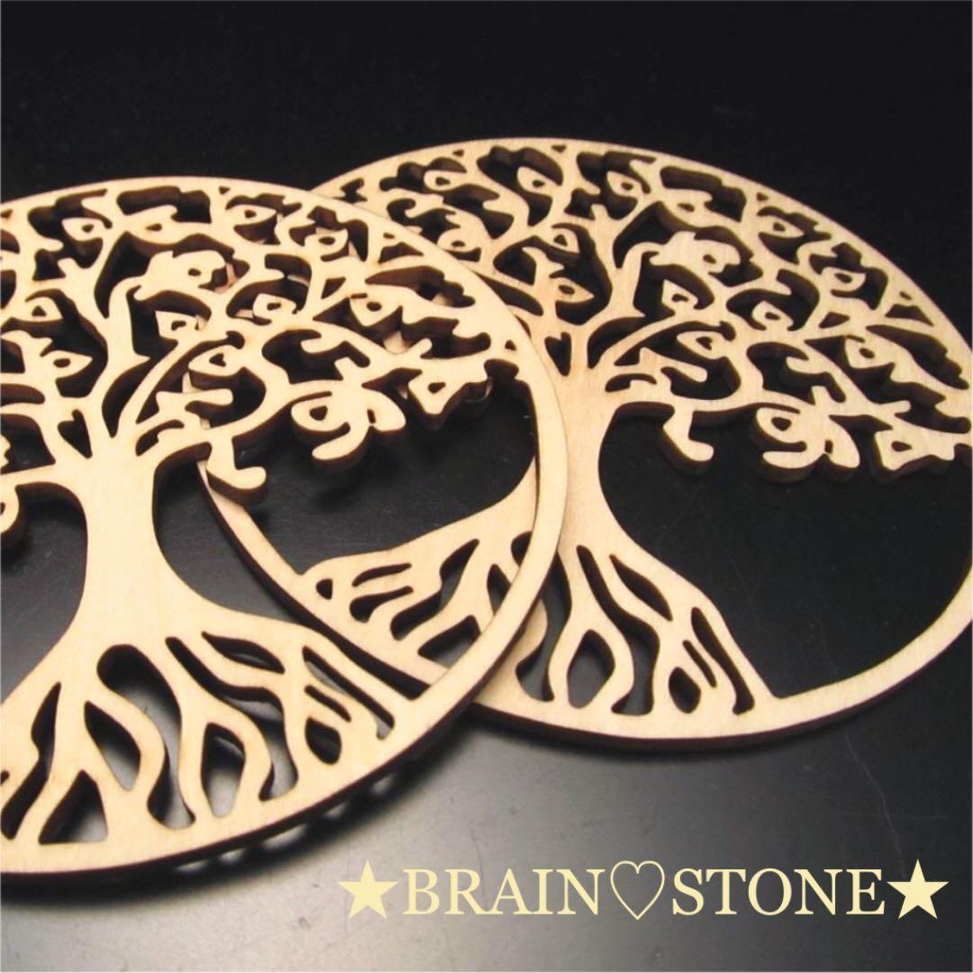 2B★特選NEW★木製☆お洒落で可愛い【北欧風デザインウッドコースター２枚】❤️