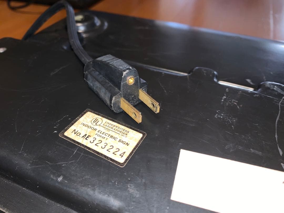 ☆85年製　ミケロブ　MICHELOB ライトアップサイン 動作品☆ビンテージ