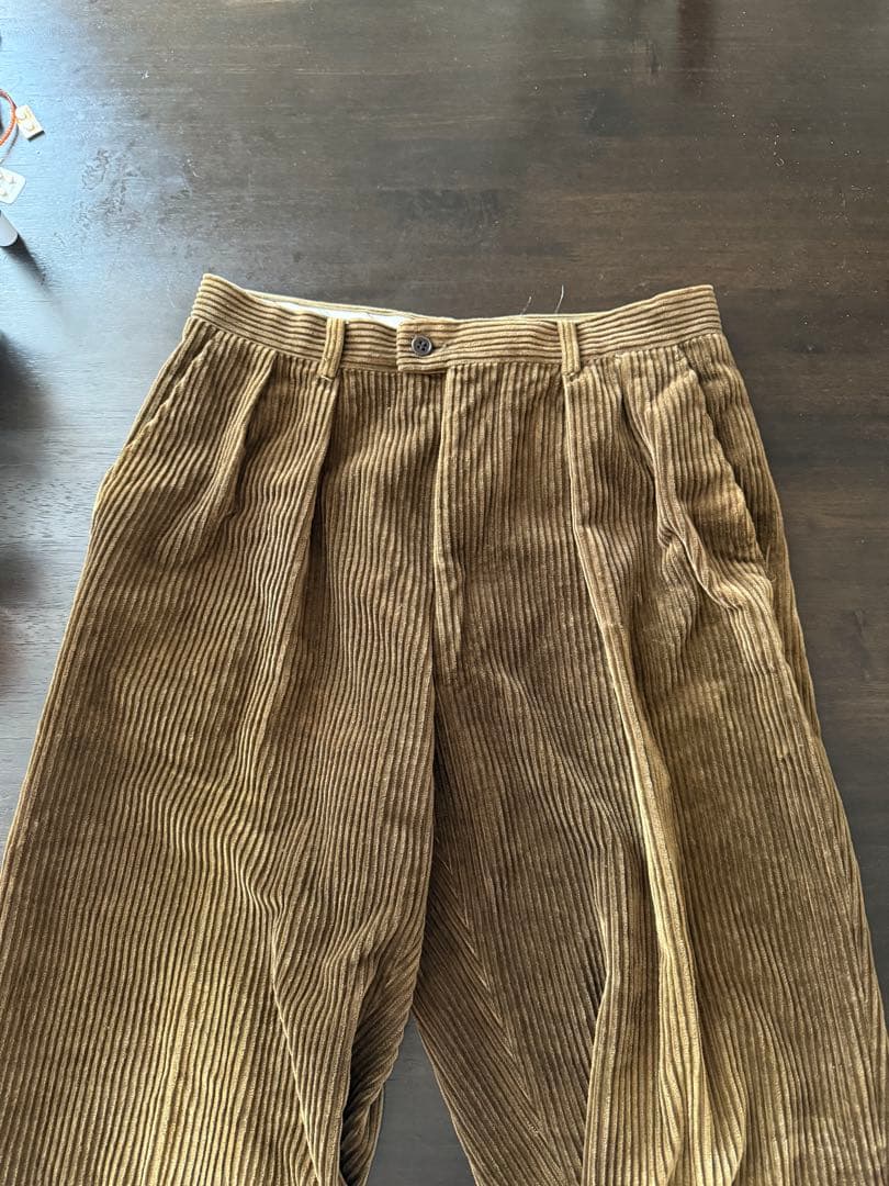 Paul smith ブラウン コーデュロイ ストライプパンツ