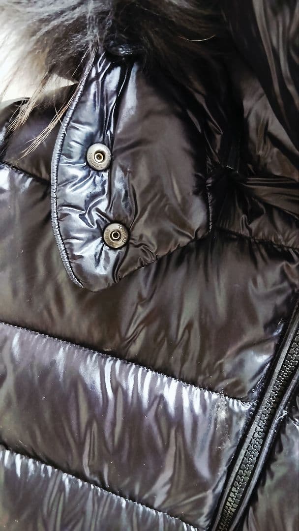 TATORASファー付きフード 黒 ダウンジャケット