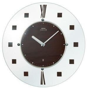 訳あり品　セイコー エンブレム 電波掛時計