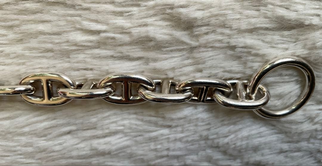 【美品】HERMES エルメス シェーヌダンクル MM 16ブレスレット