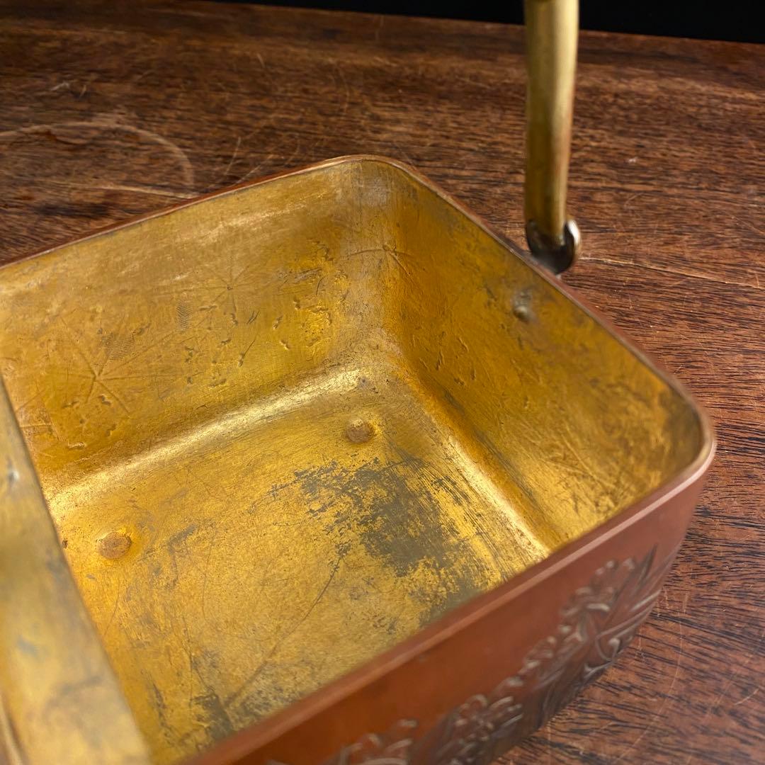 金屋五郎三郎　銅銚子 日本古美術