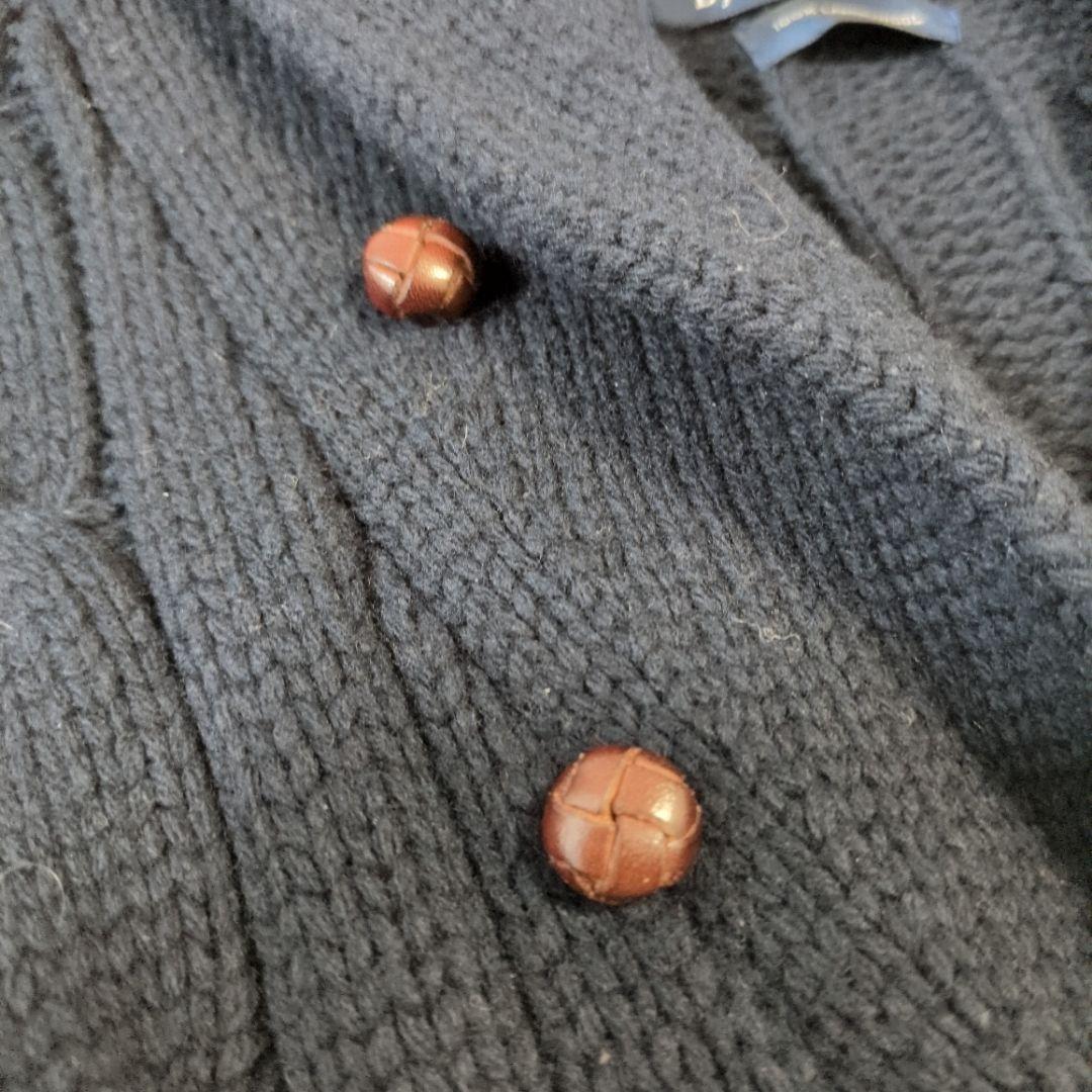 ✨良品✨ LL ポロ ラルフローレン ダークネイビー カーディガン